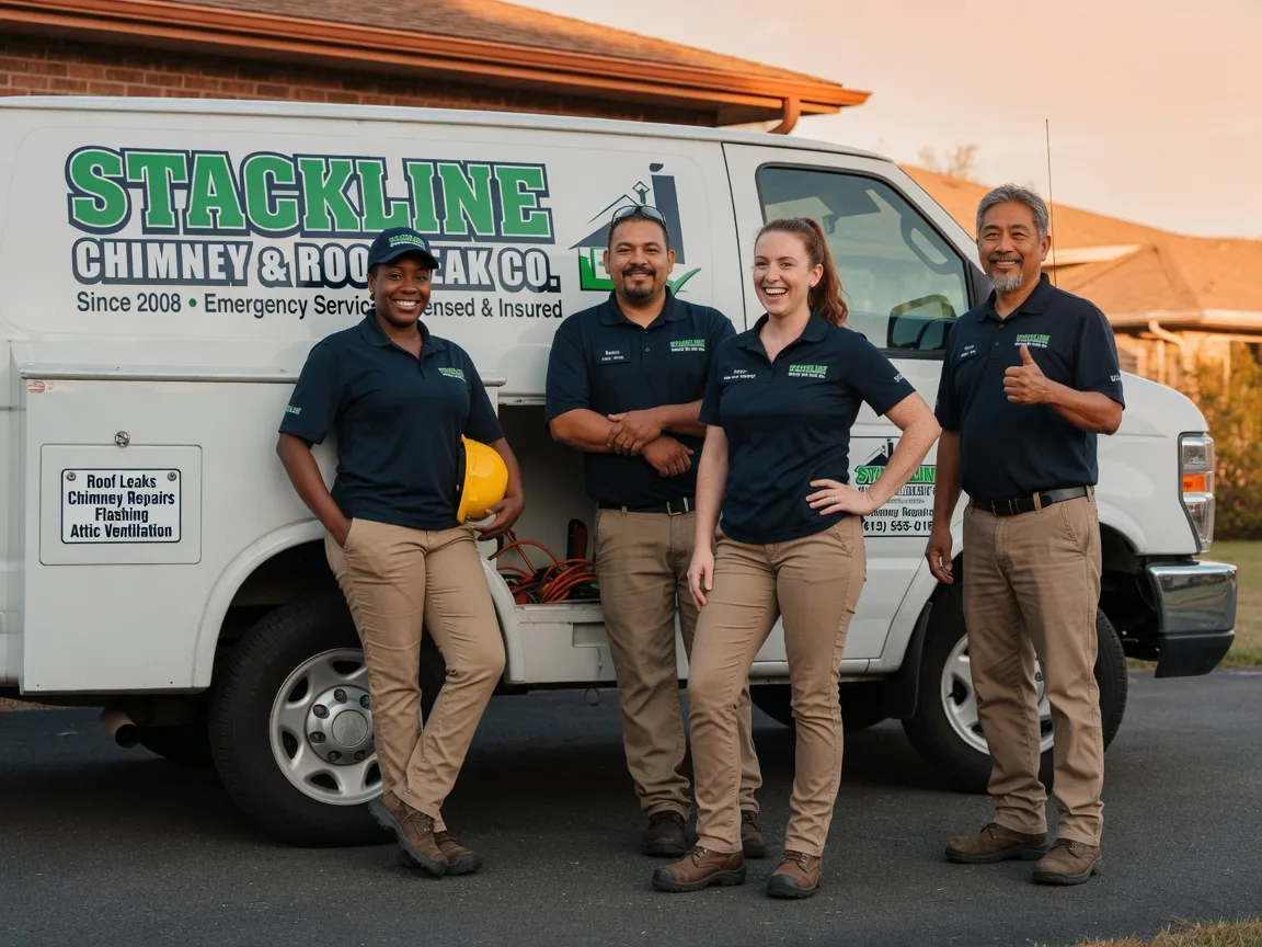 Chimney flashing repair company in Broomall, PA